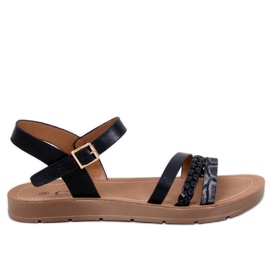 Clyde sorte sandaler til kvinder