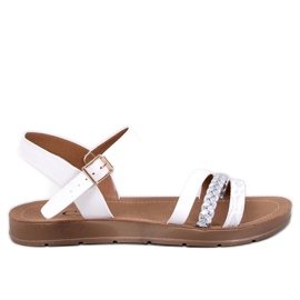 Clyde White damesandaler hvid
