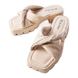 Dubé beige traktorsål glider