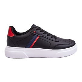 WJ1 Klassiske sneakers til mænd, sort og rød Enrique
