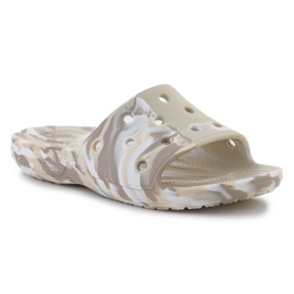 Crocs Classic Marbled Slide 206879-2Y3 hjemmesko beige