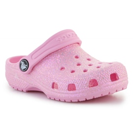 Crocs Classic Glitter Clog K Jr 206992-6S0 lyserød