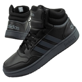 Adidas Hoops 3.0 Mid M GW3022 sportssko sort
