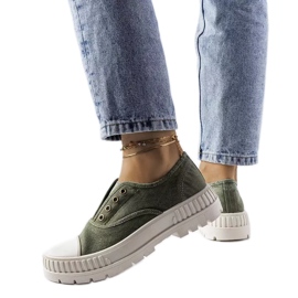 Inna Mørkegrønne sneakers fra Walton