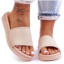 Platform hjemmesko til kvinder Big Star LL274933 Beige