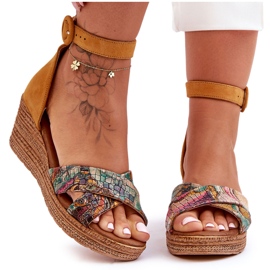 Maciejka Kile-sandaler i ruskind 04565-43 Orange