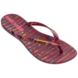 Ipanema Wave Art Fem Flip Flops W 26287-20868 rød