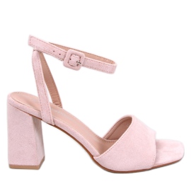 Sandaler på stolpen Loya Pink lyserød