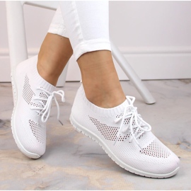 News Dame sportssko slip on white NYHEDER hvid