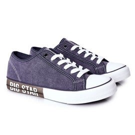 Mænds Big Star HH174047 Marineblå sneakers
