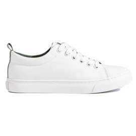 Hvide lave sneakers til kvinder Big Star LL274248