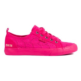 Pink sneakers til kvinder Big Star JJ274060 lyserød