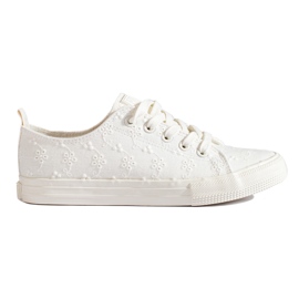 Hvide sneakers til kvinder LL274223101 Big Star