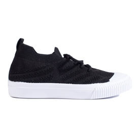 Tekstil sorte Shelovet sneakers til kvinder