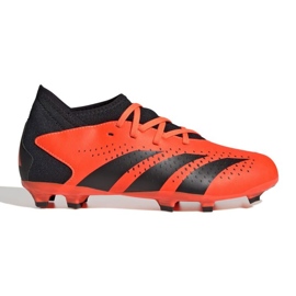 Adidas Predator Accuracy.3 Fg Jr GW4608 fodboldsko orange appelsiner og røde