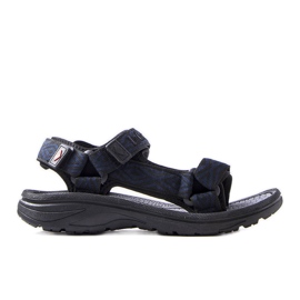 Lee Cooper Sorte sportssandaler LCW-23-34-1686M