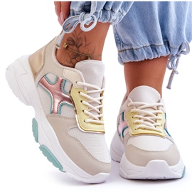PS1 Kvinders flerfarvede Cortes sneakers med snøre flerfarvet