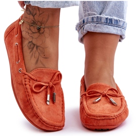 Dame ruskind Loafers Orange Si Passione