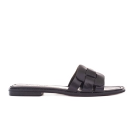 Marco Shoes Sandaler med flettet rem sort