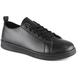 News Sportssko sneakers lavet af økologisk læder sort Nyheder 23SP02-5786