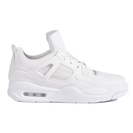 Hvide sneakers med tyk sål fra Shelovet