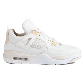 Hvide sneakers med tyk sål fra Shelovet