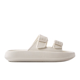Karersee beige flip-flops til mænd