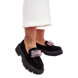 PS1 Dame Crystal Loafers Sort Avril