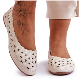 PE1 Gennembrudt Glossy Ballerina Kvinders Beige Visionær