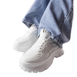 Hvide chunky Mikeladze sneakers
