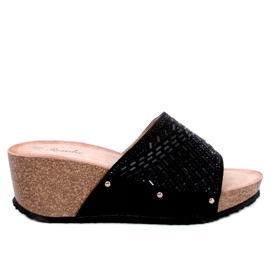 Greco Black kile sandaler sort