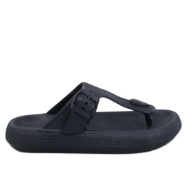 Sadier Black bløde skum flip-flops sort