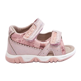 News Komfortable børns velcro sandaler Pink Alaska lyserød