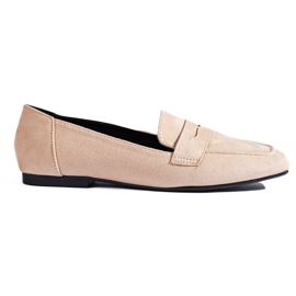 Klassiske loafers i beige ruskind fra Shelovet