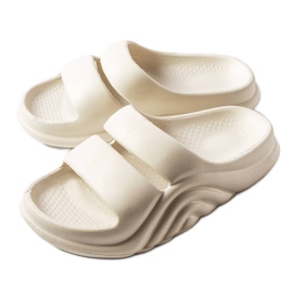 Beige gummiglas fra Geneve