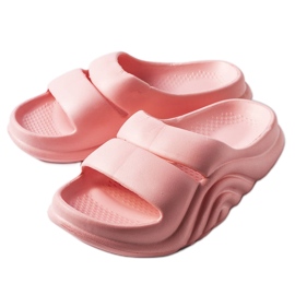 Pink gummi hjemmesko fra Geneve lyserød