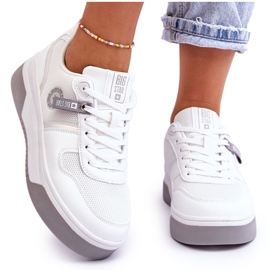 Klassiske sneakers Memory Foam System Big Star LL274A024 Hvid