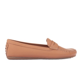 Marco Shoes Loafers med fleksibel sål beige