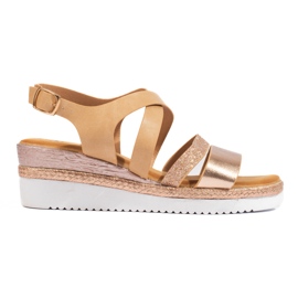 Shelovet beige sandaler til kvinder