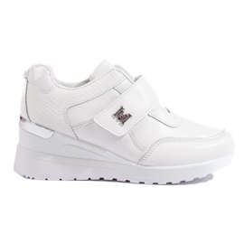 Shelovet wedge sneakers hvid
