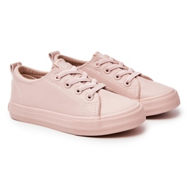 Børns Eco-Leather Sneakers Big Star JJ374022 Nude lyserød
