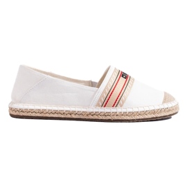Hvide Big Star espadriller til kvinder LL274893