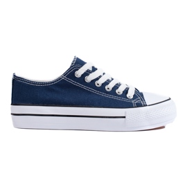 Marineblå Shelovet sneakers til kvinder