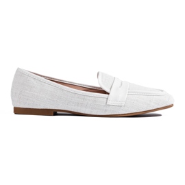 Elegante hvide Shelovet loafers til kvinder