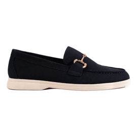 Shelovet brogues i sort ruskind