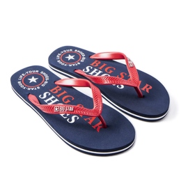 Marineblå flip-flops Big Star LL174428