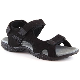 American Club W AM929A sorte velcro sportssandaler