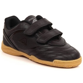 News American Club Jr. AM913 sorte indendørssko med velcro