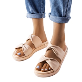 Beige Big Star hjemmesko LL274A122