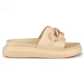 La.Fi Beige skydere med kæde